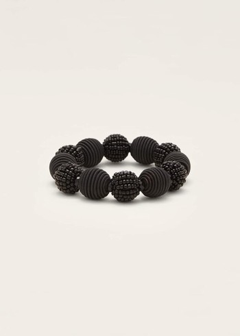 Phase Eight Beaded Jewellery Black Canada | ETGICY-235